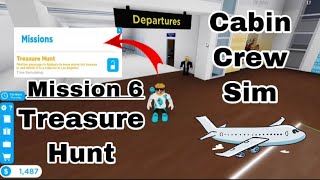 Treasure Hunt Mission In Cabin Crew Simulator (Roblox)