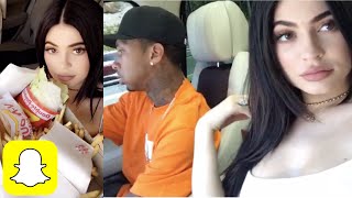 Kylie Jenner at IN-N-OUT W/ TYGA on Snapchat | Kylie Snaps