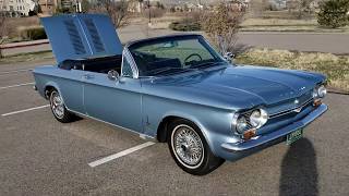 Walk Around Tour Video - 1964 Corvair Monza Spyder Convertible