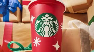 Starbucks red cup🎄❄️gratis❤️