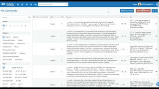 Exporting and Re-importing comment banks in EDSBY