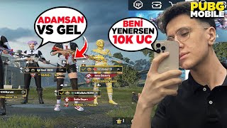 RASTGELE İNSANLARLA UC'SİNE VS ATTIK! - PUBG MOBİLE