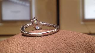 Forever Us 2 Stone Ring in 14K White Gold (G VS2 Ideal Cut)