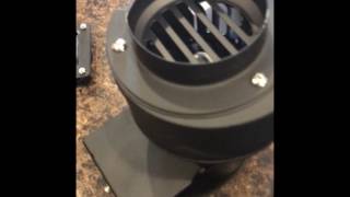 Replacing a fan motor on a chaff unit or cooling tray