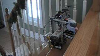 mindstorms nxt robot climbs stairs