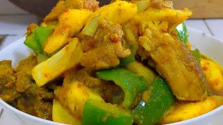 Cooking Fried Pork Ribs with Chili, Pineapple and Onion Recipe #shorts #ASMR