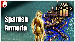 Spanish Armada - Alternate ending | Age of Empires III gameplay