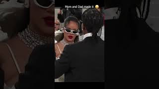 #Asaprocky #rihanna #metgala2023 #shorts2023 mom and dad made it😄