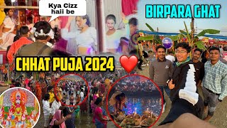 Chhat Puja 2024 ❤️✨//Birpara Chhat Puja ghat 😍 #Rawvlog @RobertJamesVlog