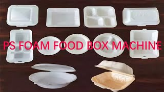 ps foam sheet extruder machine polystyrene foam food box machine at customer factory #Egypt