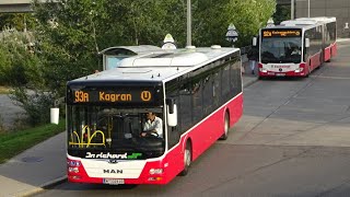 Linie 92A, 92B und 93A Filmen in der Donaustadtbrücke #1