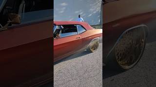 drop chevelle on all gold corleone  forged wheels and a nasty paint job #youtubeshorts #viral #fyp