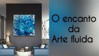 Como produzir arte fluida com materiais acessíveis e técnica fácil