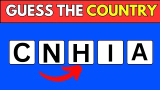 Un-scrambing COUNTRY Name🇲🇫 | unscramble QUIZ 🎯⏳#quiz #Countryquiz