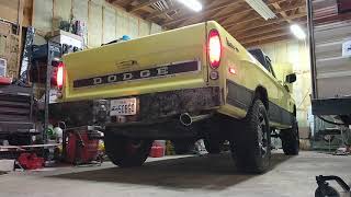 1971 Dodge HEMI D100 Dual Exhaust!!