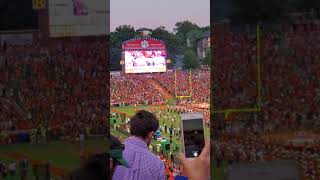 Running down the hill Clemson