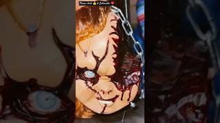 Cults of chucky|Pizza face chucky| #shorts #chucky #doll #childsplay