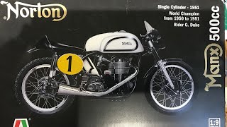 Part 4 of The 1:9th italeri man norton