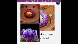 FREE GIVEAWAY: Soul Illumination Amethyst Candle Holder