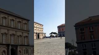 Piazza del Plebiscito no centro historico de Naples 🇮🇹#italy #travel #italiancity #napoli