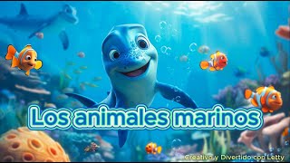 Los animales marinos🎶Video Educativo