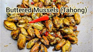 Buttered mussels recipe (tahong recipe) #butteredtahong #buttetedmussels #butteredseafood