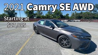 2021 Camry SE AWD Walk Around