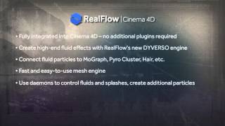 RealFlow | Cinema 4D: Feature Overview