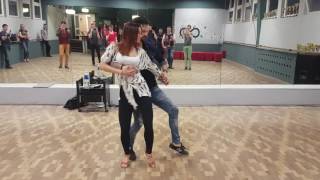 Ovidijus ir Viktorija. Bachata impro