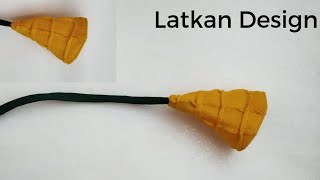 Simple and Easy Blouse Latkan|Blouse Latkan 2022|Latkan Making Tutorial|How To Make Dori And Knot