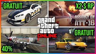 LES BONUS, PROMO DE JEUDI 26/09 SUR GTA ONLINE !!