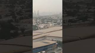 Landing in Dubai Airport 🛫 buarj khalifa view from plane 😍 #viral #Dubai#ytshorts