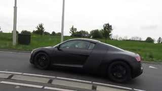 Exotic Car Tour 2014, Loud Audi R8 Drive Fast