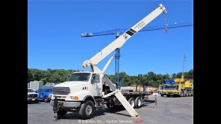 2004 Sterling 9500 National Crane 800D Boom Truck | July 19th | bidadoo