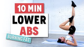 INTENSE LOWER ABS Workout / LOSE BELLY FAT in 10 min