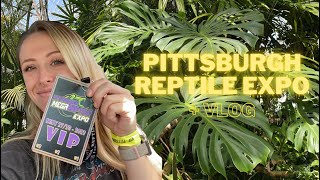 PGH MEGA REPTILE EXPO + VLOG/HAUL 🐍💚