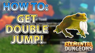 HOW TO GET DOUBLE JUMP! || ELEMENTAL DUNGEONS