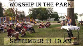 Trinity & First English Lutheran Worship in the Park 2022