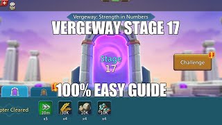 Lords mobile Vergeway Stage 17|Vergeway Strength In Numbers Stage 17 Easiest Guide