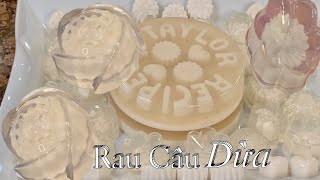 Rau Câu Dừa - Cách Làm Rau Câu Dừa Đẹp Không Tách Lớp Thơm Ngon Thanh Mát - Agar Agar Coconut Jelly