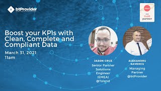 Webinar Talend & btProvider- Clarity Through Better Data