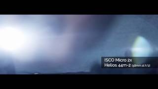 Anamorphic Lens Flare Test on Isco Micro