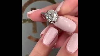 4 CT Elongated Radiant Cut D E F - VVS Moissanite Diamond Engagement / Wedding Ring