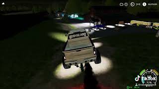 Farming simulator 19 night time ride