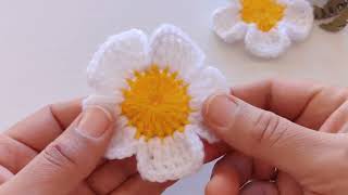 Easy Crochet Flower for Beginners | Step-by-Step Tutorial