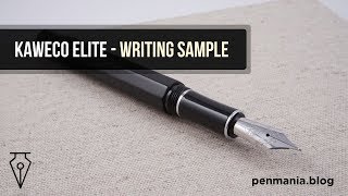 KAWECO Elite - Writing sample