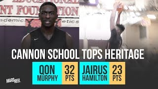 QON MURPHY AND JAIRUS HAMILTON LOOKS UNSTOPPABLE! | Cannon vs Heritage | Mars Reel