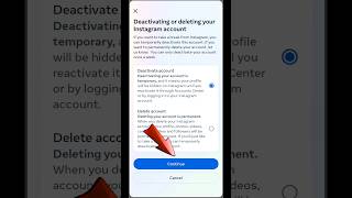 Easy way delete #instagaram #account #deactivate #or #deletion #viralvideo @Sudheereditography