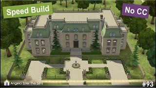 SpeedBuild Palacio Mansão no The Sims 2 Sem CP