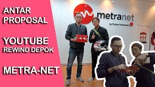 KE KANTOR METRANET ANTAR PROPOSAL YOUTUBE REWIND DEPOK 2019 | MOTOVLOG INDONESIA